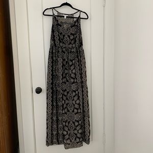 Liz Lange Long Flowy Summer Maternity Dress, Med